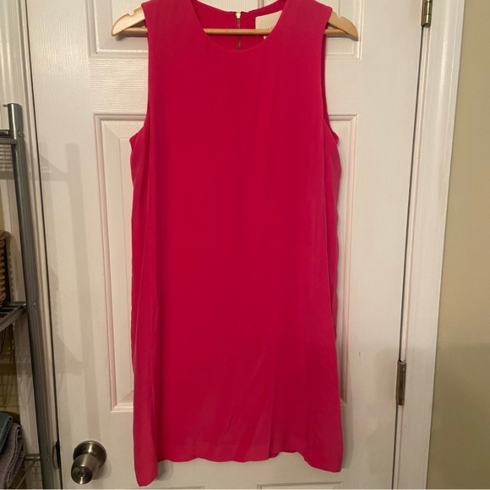 Cynthia Rowley Pink 100%‎ Silk sheath dress Size 8